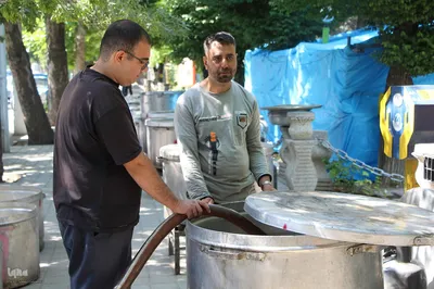آماده سازی موکب‌ها و غرفه‌های فرهنگی و پذیرایی و دیگ‌های غذا به مناسبت روز غدیر در شهرستان ملایر