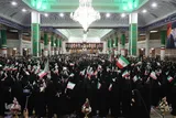 اجتماع دختران دانشجو در حرم حضرت معصومه(س)