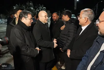 رئیس مجلس وارد ارومیه شد‎