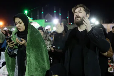 مراسم احیای شب بیست‌وسوم رمضان در قزوین‎