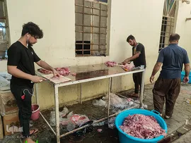 موکب کفیل زینب شیرازی ها در شهر نجف
