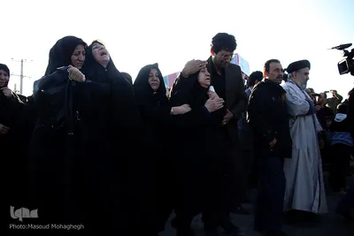 آیین تشییع پیکر شهید مدافع حرم، شهید محمد قنبریان در سمنان