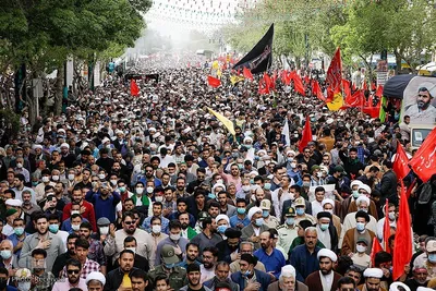 مراسم تشییع پیکر شهید حجت‌الاسلام محمد اصلانی