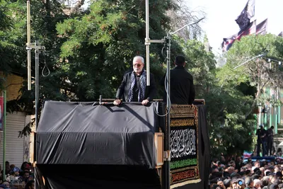 اجتماع بزرگ عزاداران در دسته حسینیه اعظم زنجان