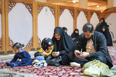 قرائت دعای کمیل به‌مناسبت ایام فاطمیه و چهلم شهدای بیمارستان المعمدانی غزه