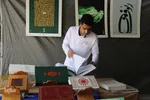 حال و هوای نمایشگاه قرآنی فارس در روز شهادت حضرت علی(ع)‎‎
