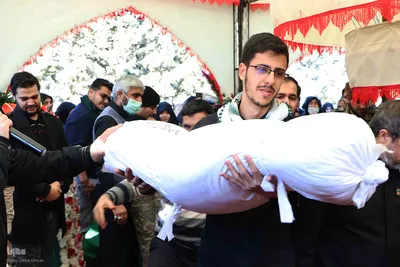 مراسم تشییع و تدفین شهید گمنام در دانشگاه هنر اسلامی تبریز‎