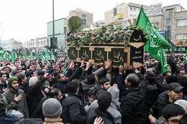 اجتماع عزاداران فاطمی در میدان هفت تیر تهران