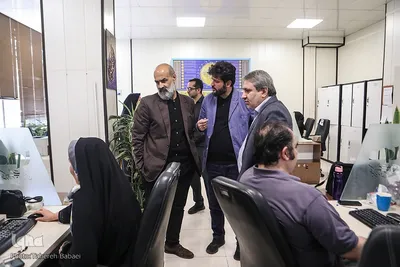 بازدید محمد آقاسی مدیر مرکز مطالعات رسانه های ارشاد از ایکنا