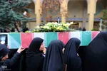 تشییع پیکرهای مطهر شهدای گمنام در میان دانشگاهیان تبریز