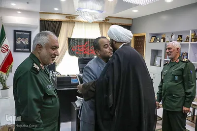 دیدارهای هفته دولت فرمانده سپاه انصارالرضا(ع) خراسان‌جنوبی