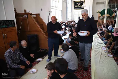 برگزاری مراسم سنتی عزاداری اربعین حسین در روستای خونیق شهرستان اهر