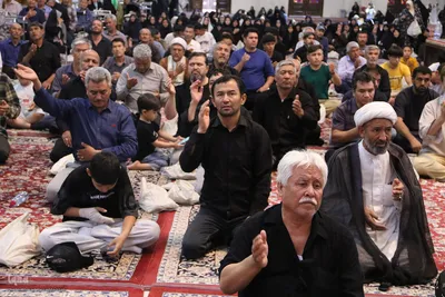مهاجرین افغانستانی مقیم استان فارس در سوگ رهبر شهید امت