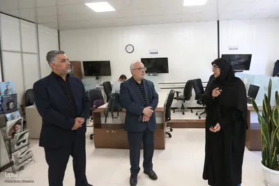 بازدید دکتر رضا پورحسین از خبرگزاری ایکنا