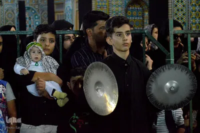 مراسم عزاداری سیدالشهدا در حرم حضرت معصومه(س)