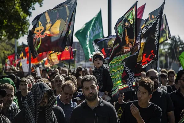 تصاویری از راهپیمایی حسینی در «دیربورن» آمریکا