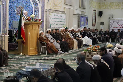 جشن دهه ولایت در مسجد پیامبر اکرم(ص) اهل تسنن در شیراز
