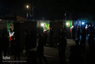 مراسم عزاداری شب چهارم محرم در هیئت میثاق با شهدا در دانشگاه افسری امام علی(ع) تهران
