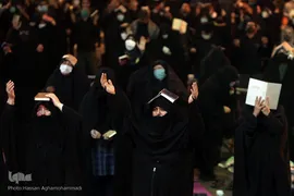 مراسم معنوی احیای شب قدر بیست و یکم ماه مبارک رمضان در میدان فلسطین