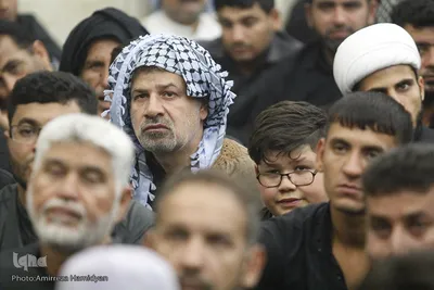 حضور آیت‌الله کعبی درمراسم عزاداری حضرت سیدالشهداء(ع)
