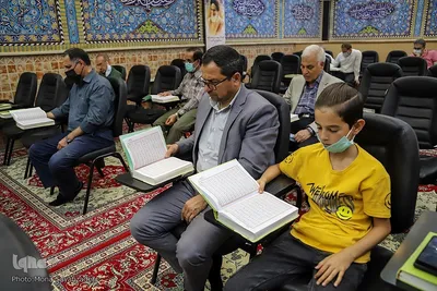 جزءخوانی قرآن در حسینیه امام رضا(ع) اهواز