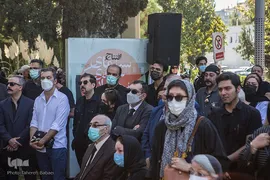 مراسم تشییع پیکر «بابک برزویه»
