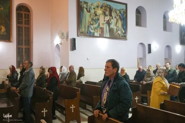 Ҷашни Соли Нав дар калисои Таргманчач дар Теҳрон