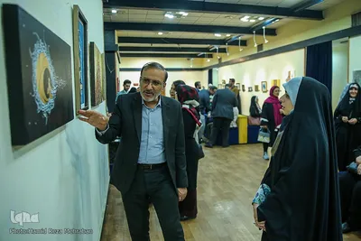 افتتاح نمایشگاه ماه تمام