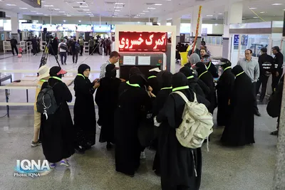 تردد زائران اربعین‌ از مرز بین‌المللی خسروی 