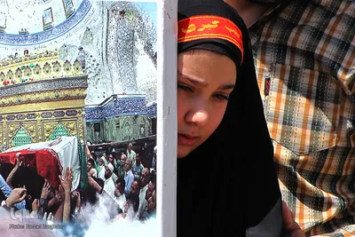 تشییع پیکر شهید اسدالله قربانی از شهدای مدافع حرم