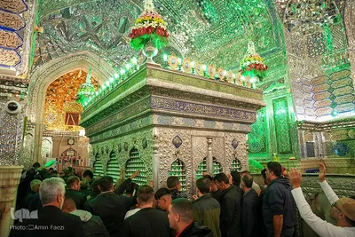 تحویل سال نو در حرم شاهچراغ(ع)