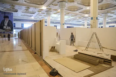 آماده‌سازی نمایشگاه بین‌المللی قرآن