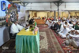 محفل انس و معرفت در منا با حضور امیرالحاج حجت الاسلام و المسلمین نواب