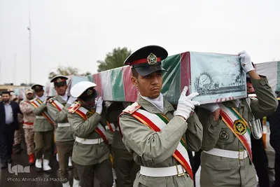 استقبال از پیکر پاک 11 شهید گمنام هشت سال دفاع مقدس