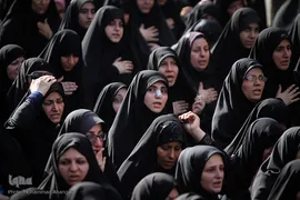 تشییع پیکر‌های ۹ شهید گمنام/ اهواز