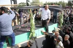 تشییع پیکر جان‌باختگان حادثه قطار مشهد ـ یزد