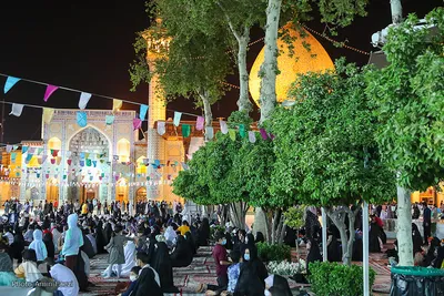 جشن نیمه شعبان در حرم مطهر شاهچراغ(ع)