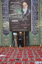 حضور حجت الاسلام و المسلمین میثم فیاضی مسئول نمایندگی ولی فقیه در سپاه حضرت عباس(ع) استان اردبیل