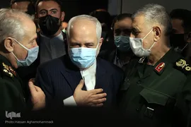حضور محمدجواد ظریف، وزیر امور خارجه در همایش بین‌المللی «مطالبات حقوقی و بین‌المللی دفاع مقدس» 