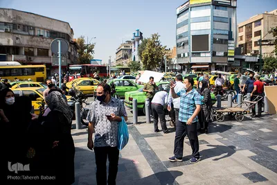 بازار تهران در روزهای آغازین موج سوم کرونا 