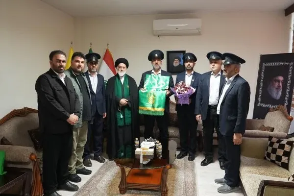حضور سفیران کریمه در دفتر مرکزی حزب‌الله لبنان