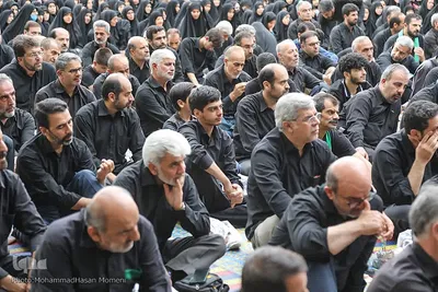 مراسم عزاداری اباعبدالله الحسین(ع) در مزار شهدای گمنام همدان‎