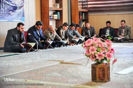 جلسه قرائت قرآن سازمان قضایی نیروهای مسلح خوزستان