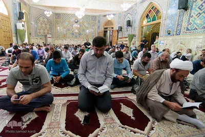 مراسم دعای پرفیض دعای عرفه آستان مقدس امام زاده طاهر
