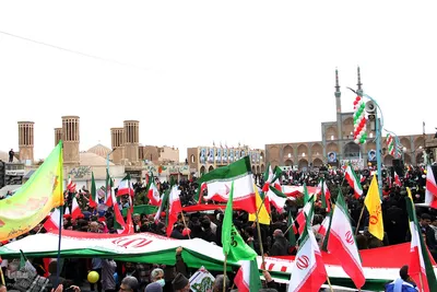 راهپیمایی ۲۲ بهمن در یزد