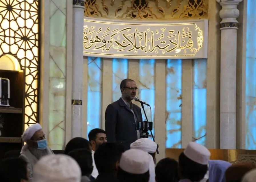 حضور قائم‌مقام شورای عالی قرآن در مدرسه توحیدیه زاهدان + فیلم