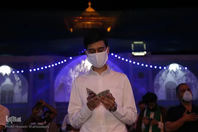 حرم کریمه اهل بیت(ع) در شب عید غدیر