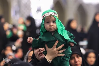 سوگواره شیرخوارگان حسینی در حرم مطهر رضوی