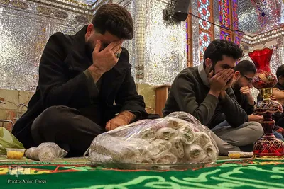 برپایی سفره حضرت ام البنین (س) در حرم مطهر سید میر محمد(ع)‎‎