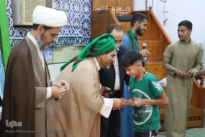 جزءخوانی قرآن در مسجد امام موسی کاظم(ع) کارون